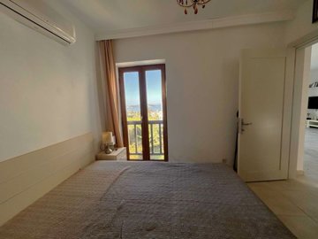 Beautiful Sea-View Apartment For Sale In Bodrum – Sea view double bedroom