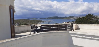 Traditional Bodrum Villa For Sale – Roof terrace with sea views