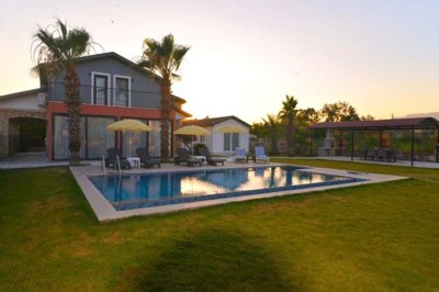 An Immaculate Fethiye Investment Property For Sale - A modern property with vast, lovingly maintained gardens, pool and separate annex