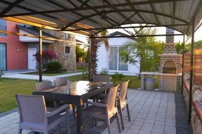 An Immaculate Fethiye Investment Property For Sale - Covered exterior dining area and BBQ