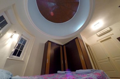 Enticing Villa With A Private Pool For Sale in Antalya - Feature ceiling in the bedroom