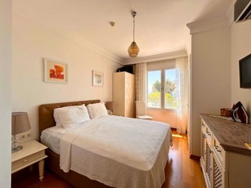 Idyllic Sea View Apartment In Gumusluk, Bodrum For Sale – Spacious double bedroom with stunning views