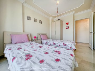 Sea View Alanya Investment Property For Sale – Large twin bedroom