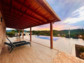 Enchanting Properties For Sale In Antalya - Covered poolside sun terrace