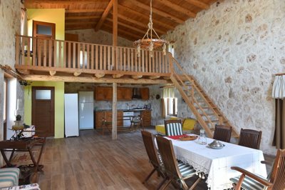 Enchanting Properties For Sale In Antalya - A spacious, open-plan traditional living space