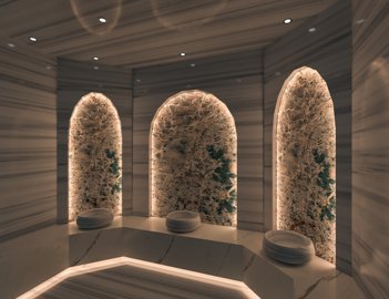 Smart Home Apartment For Sale In Antalya - Communal Turkish bath