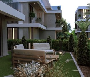 Smart Home Apartment For Sale In Antalya - Garden floor apartment