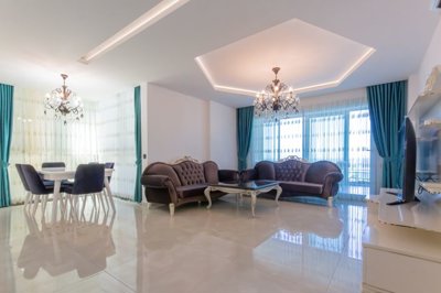 Immaculate Apartment For Sale In Alanya - A stylish open-plan living space