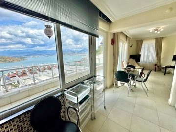 A Renovated Sea-View Fethiye Property For Sale - Amazing views from the kitchen