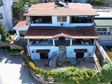 Charming Sea-View Yalikavak Triplex Villa For Sale – Arial view over the villa