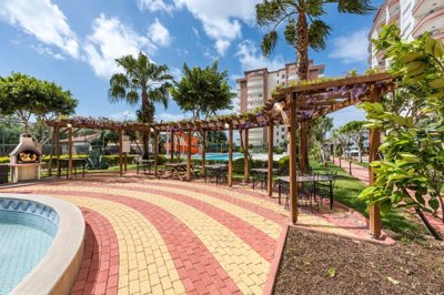 Modern Property For Sale in Mahmutlar, Alanya - Seating pergolas