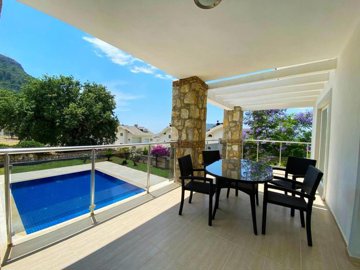 An Immaculate Fethiye Property For Sale – Poolside terrace