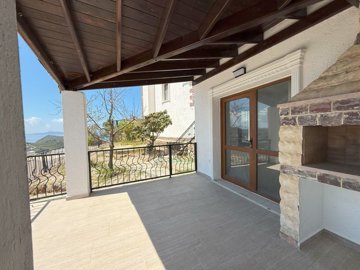 Attractive Duplex Bodrum Villa For Sale - BBQ on the terrace