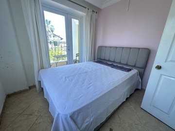Great-Value Apartment For Sale In Scenic Dalyan - Second bedroom with balcony