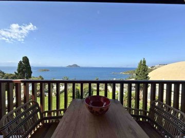 Bodrum Seafront Property For Sale In Kadikalesi - The sea view covered terrace