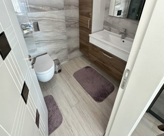 Sea View Property For Sale in Mahmutlar - Ensuite shower room in the double bedroom