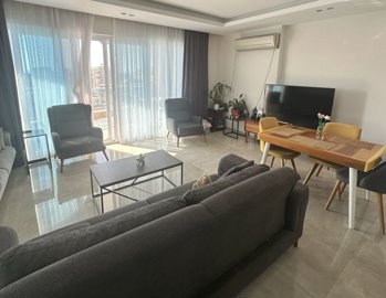 Sea View Property For Sale in Mahmutlar - Very spacious lounge with balcony