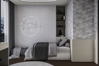 Smart Home Investment Properties For Sale In Antalya - Bright double bedroom