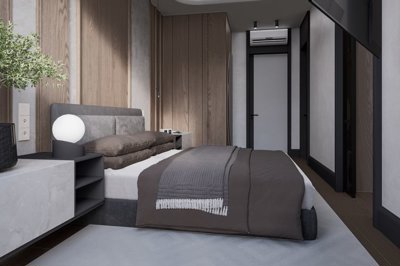 Smart Home Investment Properties For Sale In Antalya - Double bedroom