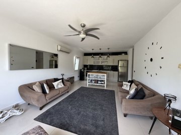An immaculate Garden Apartment In Bodrum For Sale - Spacious living area and kitchen