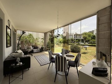 An immaculate Garden Apartment In Bodrum For Sale - Large covered private terrace