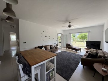An immaculate Garden Apartment In Bodrum For Sale - Kitchen to the lounge