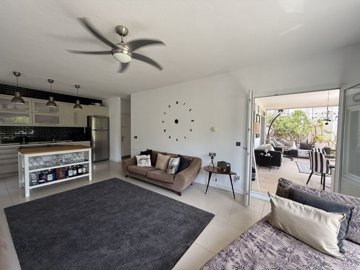 An immaculate Garden Apartment In Bodrum For Sale - Lounge and modern kitchen