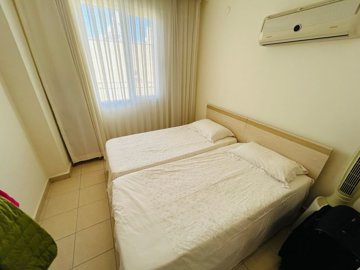 Duplex Sea View Penthouse In Didim For Sale - Good size twin bedroom