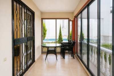Marina View Didim Property - Functional year-round enclosed terrace