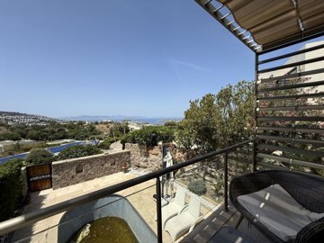 Award-Winning Bodrum Property For Sale In Yalikavak - Balcony with sea and nature views