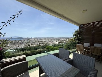 A Must-See Duplex Property For Sale In Bodrum - Sea and city views
