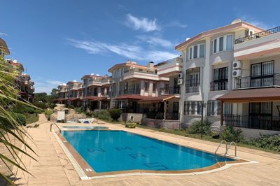 Semi-Detached Triplex Villa For Sale In Fevzipasa, Didim Near Akbuk – Shared pool and sun terraces