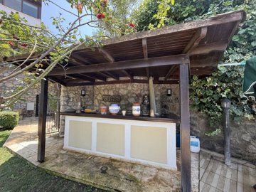 Grand Sea-View Yalikavak Villa For Sale – Poolside bar