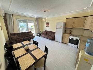 Sea View Property For Sale In Didim Ideal For Investment – Spacious lounge and kitchen