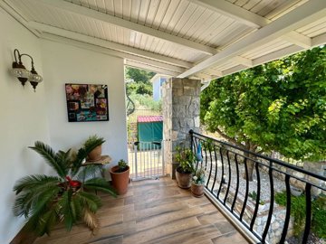 A Serene Investment Property In Fethiye For Sale - Covered terrace from the lounge