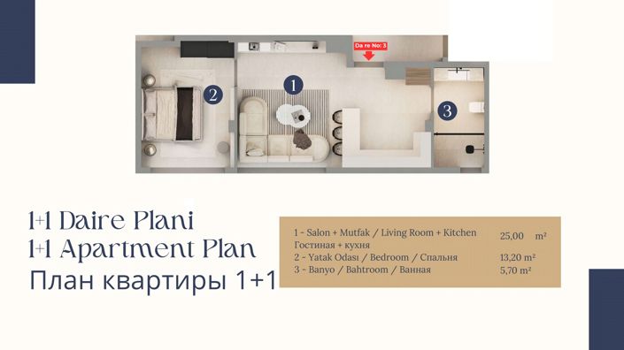 Image No.11-1 Bed Apartment for sale