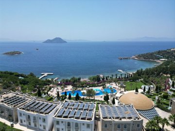 Luxurious Seafront Property For Sale In Kadikalesi, Bodrum - Private beach and pier