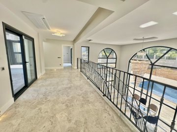Breathtaking Duplex Villa For Sale In Fethiye - Upper floor landing and gallery