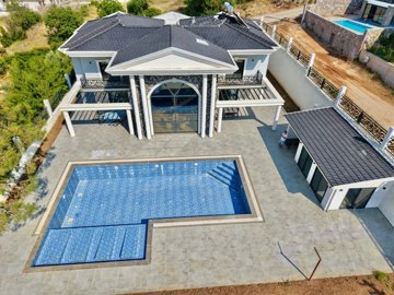 Breathtaking Duplex Villa For Sale In Fethiye - Arial view over the entire property