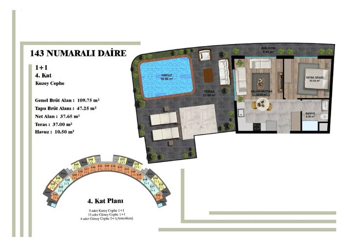 Image No.15-1 Bed Apartment for sale