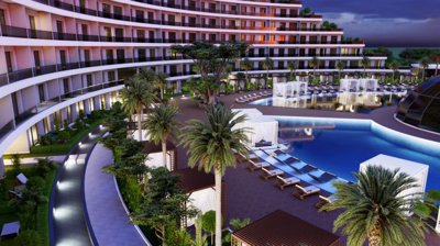Ultra-Modern Investment Properties For Sale In Altintas, Antalya - Plenty of social exterior areas