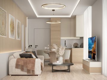 Deluxe Investment Properties For Sale In Antalya - Lounge and kitchen