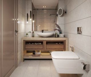 Outstanding Investment Properties In Antalya For Sale - Gorgeous family bathroom