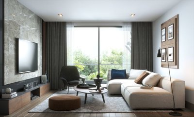 Outstanding Investment Properties In Antalya For Sale - Lounge with balcony access