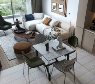 Outstanding Investment Properties In Antalya For Sale - Spacious lounge and dining area