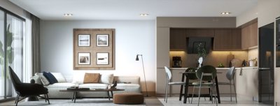 Outstanding Investment Properties In Antalya For Sale - Lounge and kitchen