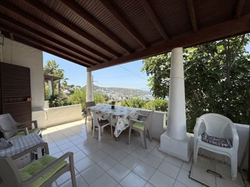 Sea View Duplex Bodrum Property For Sale - Covered terrace with sea views