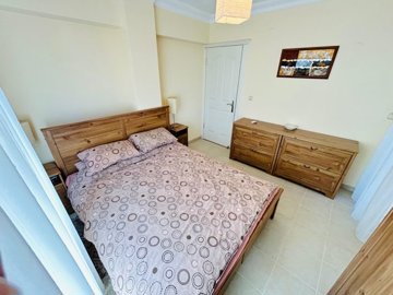 Unmissable Apartment For Sale In Hisar, Didim - Large double bedroom with furnishings
