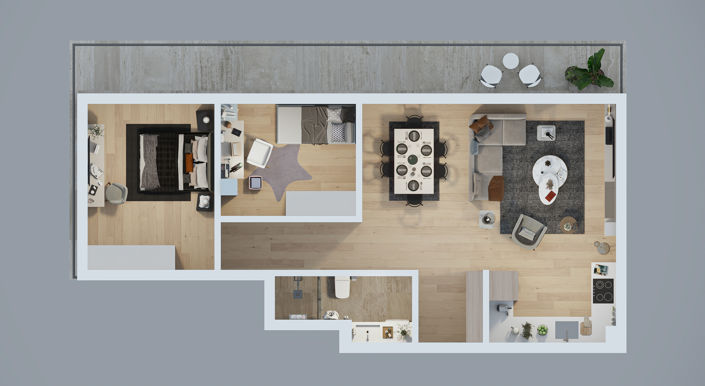 Image No.13-1 Bed Apartment for sale