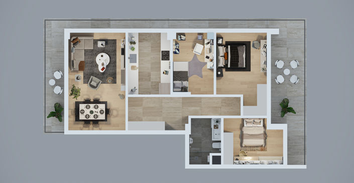 Image No.14-1 Bed Apartment for sale